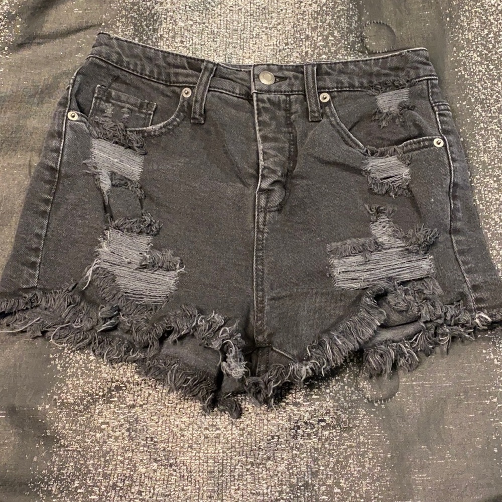 High rise shorts